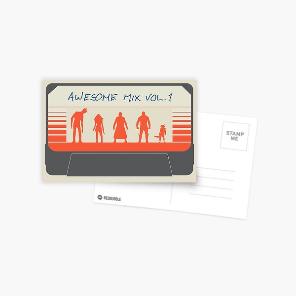 Awesome Mix Postcard