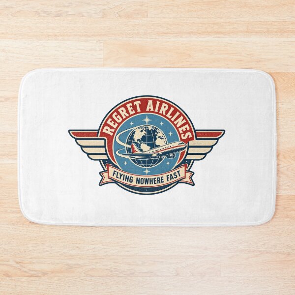 Item preview, Regret Airlines Parody Logo Tee designed and sold by Inkworksbyshery.