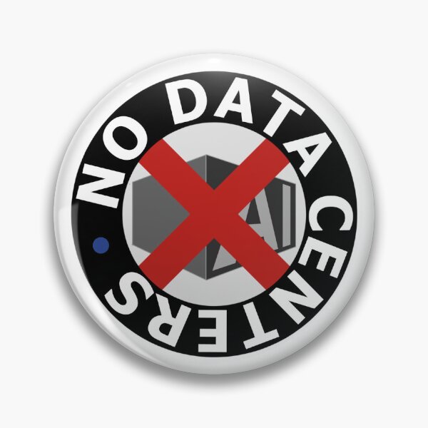 Item preview, No Data Centers (Blue Dot Version) designed and sold by RedHoshi.