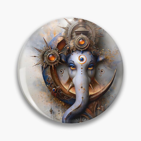 Item preview, Celestial Emblem of Ganesha designed and sold by bloorose.