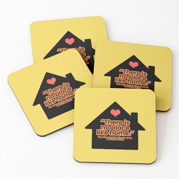Item preview, There Is No Place Like Home | Wizard of Oz Inspired Literary Quote Design designed and sold by Kuotica.