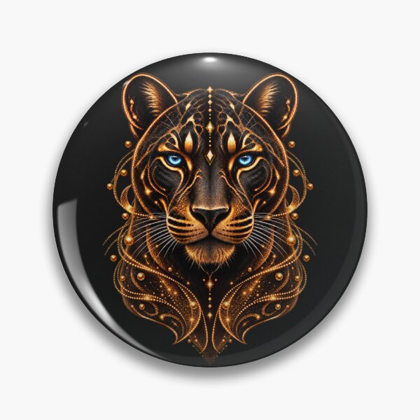 Item preview, Golden Shadow Tiger designed and sold by LiMarchee.