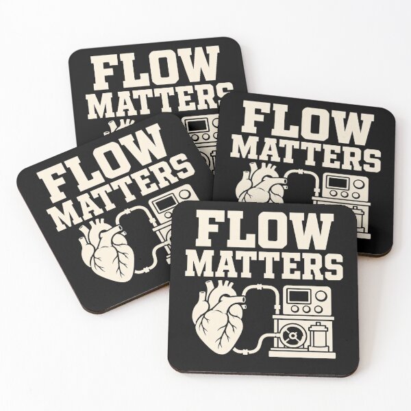 Item preview, Flow Matters Perfusionist Cardiovascular Perfusion Gift designed and sold by DreamLayerStudio.