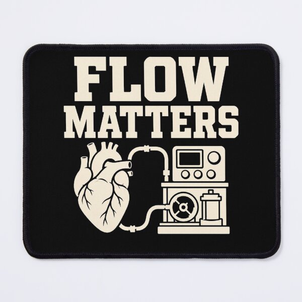 Item preview, Flow Matters Perfusionist Cardiovascular Perfusion Gift designed and sold by DreamLayerStudio.