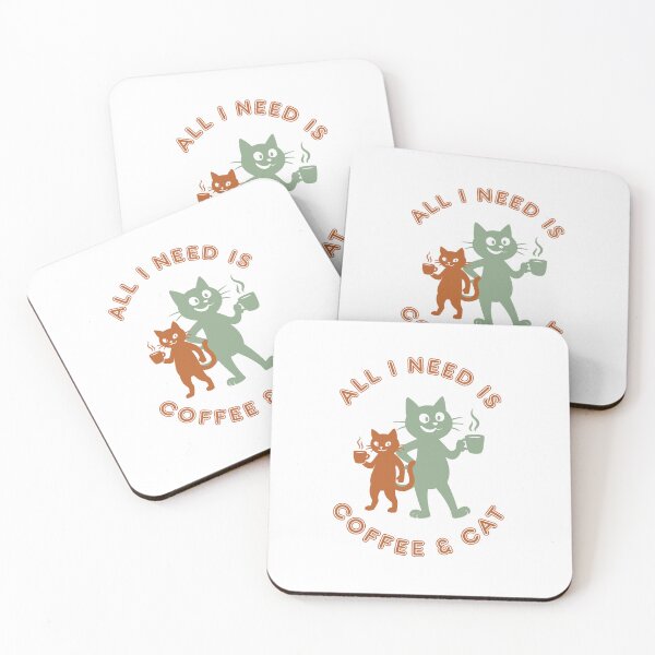 Item preview, All I Need Is Coffee & Cats T-Shirt – Funny Cat Lover & Coffee Lover Graphic Tee designed and sold by BoldMarks.