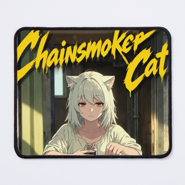 Item preview, Chainsmoker Cat designed and sold by mynarasolwy.