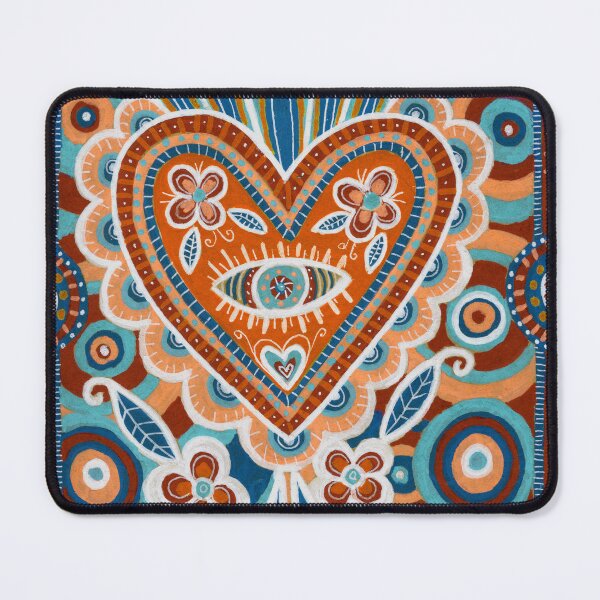 Item preview, Folk Heart Eye Milagro Pattern designed and sold by Fani*.
