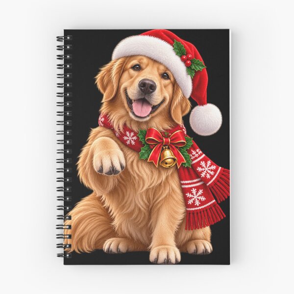 Item preview, Cute Golden Retriever Christmas Hat Festive Dog designed and sold by StaticEmpire.