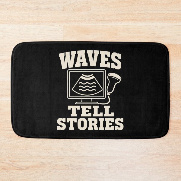 Item preview, Waves Tell Stories Sonographer Diagnostic Ultrasound Gift designed and sold by DreamLayerStudio.