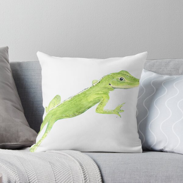Item preview, Green Anole Watercolor designed and sold by Sonoran Glimmer.