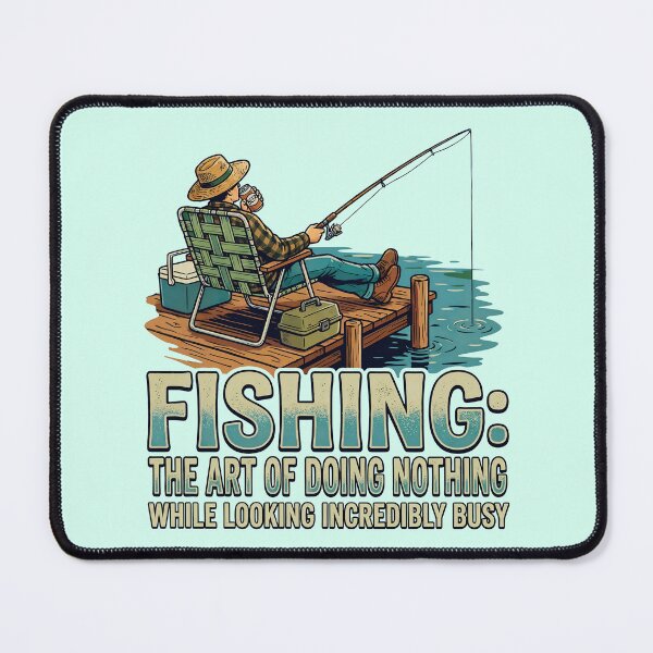 Item preview, Relaxed Fishing on the Dock - The Art Of Doing Nothing designed and sold by ThreadRiotTees.
