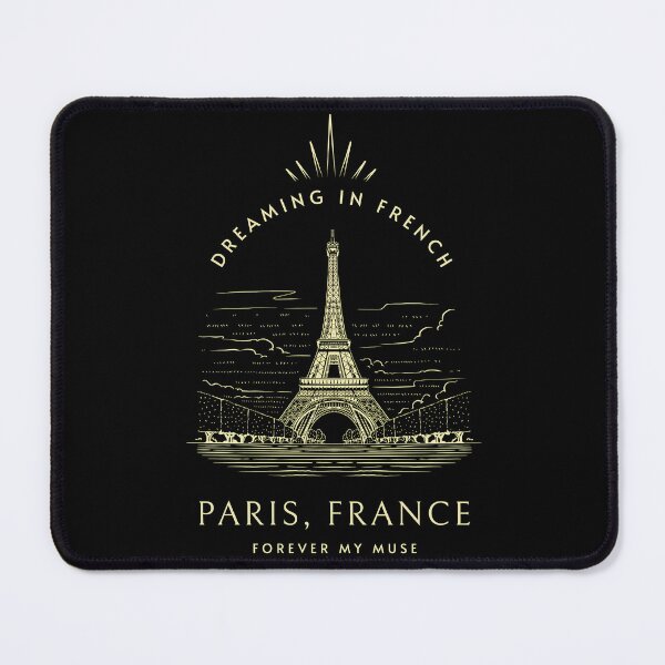 Item preview, Paris Dreaming in French – Eiffel Tower White designed and sold by FaeryNuff.