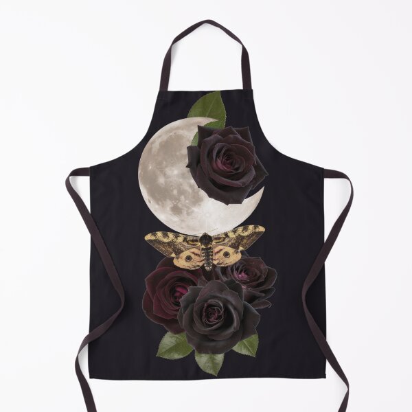 Item preview, Moonlit Black Roses and Moth designed and sold by DukeNiko.