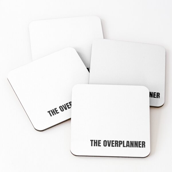 Item preview, The Overplanner – Funny Minimalist Typography designed and sold by BAD TASTE CLUB.