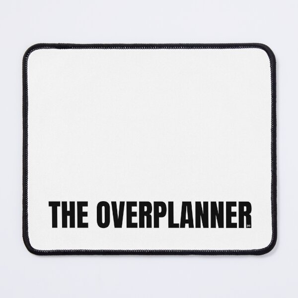 Item preview, The Overplanner – Funny Minimalist Typography designed and sold by Paper Owl Studio.