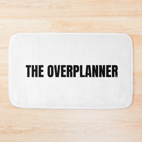 Item preview, The Overplanner – Funny Minimalist Typography designed and sold by Paper Owl Studio.