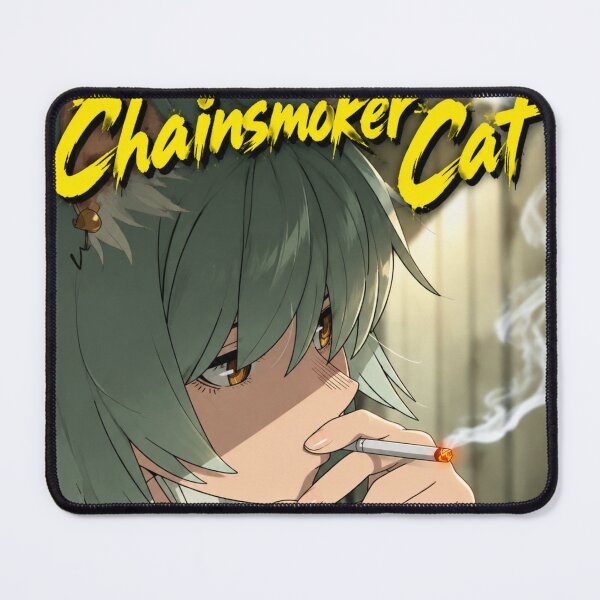 Item preview, Chainsmoker Cat designed and sold by mynarasolwy.