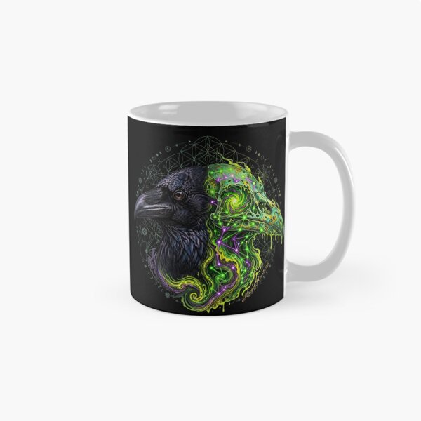 Item preview, Toxic Acid Raven Sacred Geometry - Bio Luminescent Crow Design designed and sold by KingofHearts25.