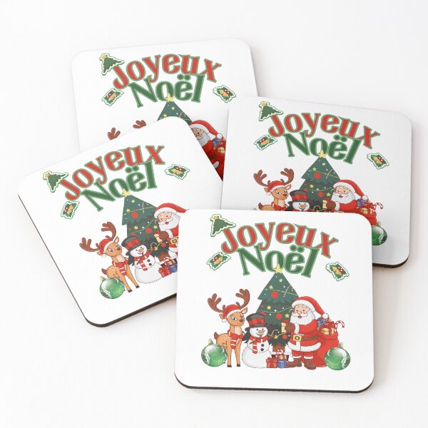 Item preview, Merry Christmas — Santa Claus, Reindeer and Snowman designed and sold by Bonnes Fêtes.