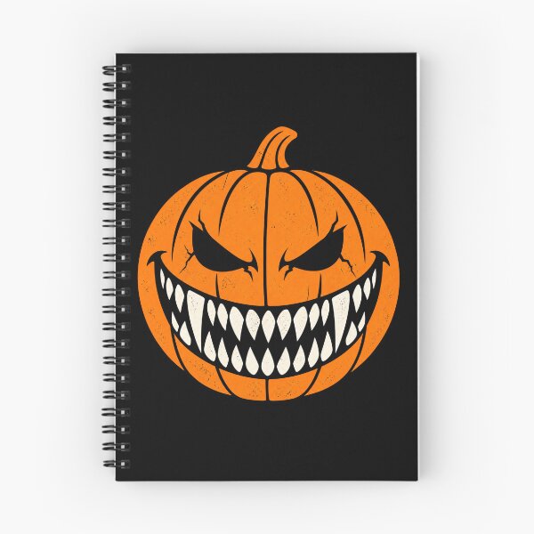 Item preview, Creepy Grinning Pumpkin Face Halloween Jack O Lantern designed and sold by Kladhadredo.