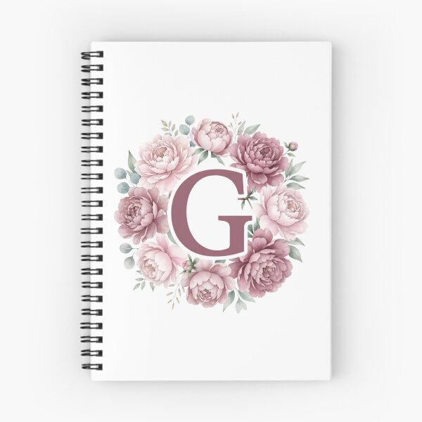 Item preview,  Letter G Pink Peony Floral Monogram designed and sold by ITCHAWAWAA.