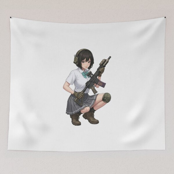 Item preview, Tactical School Girl - Anime Special Ops designed and sold by RAWLIFEGRAPHIC.