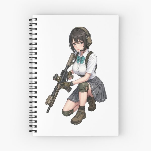 Item preview, Tactical School Girl - Anime Special Ops designed and sold by RAWLIFEGRAPHIC.