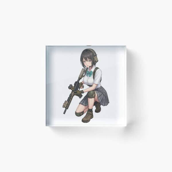 Item preview, Tactical School Girl - Anime Special Ops designed and sold by RAWLIFEGRAPHIC.