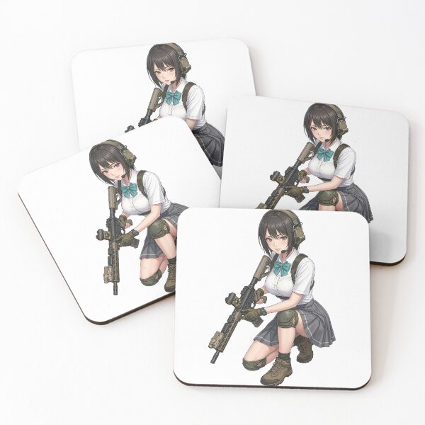Item preview, Tactical School Girl - Anime Special Ops designed and sold by RAWLIFEGRAPHIC.
