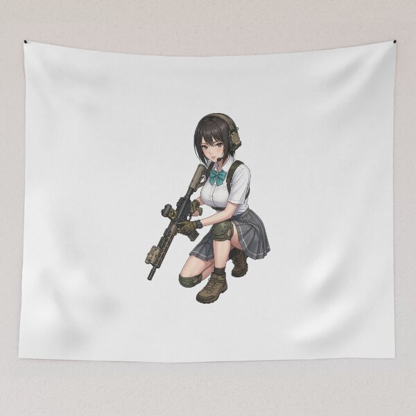 Item preview, Tactical School Girl - Anime Special Ops designed and sold by RAWLIFEGRAPHIC.