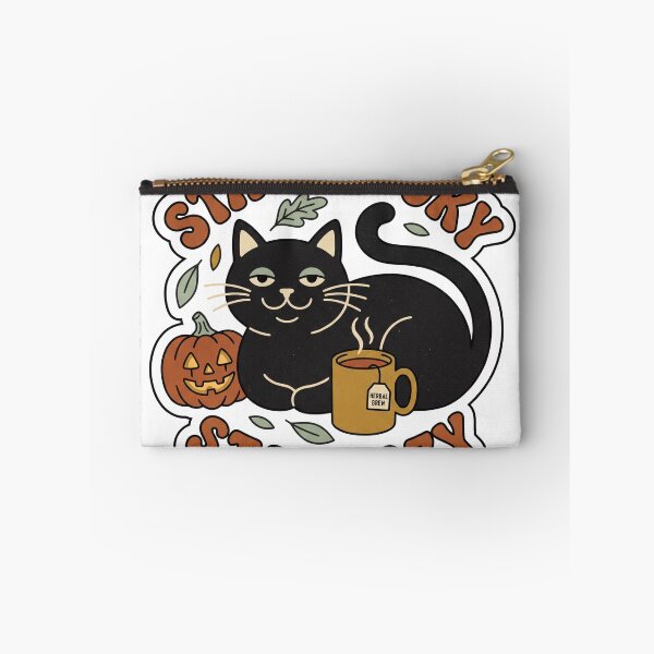 Item preview, Stay Spooky Stay Cozy Halloween Cat Retro designed and sold by SnazzifyDigital.