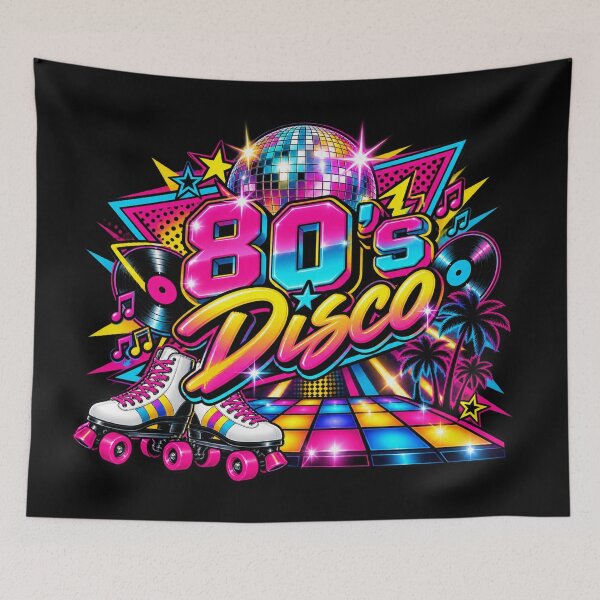 Item preview, 80’s Disco – Retro Roller Disco Neon Party designed and sold by sweta_r.art.