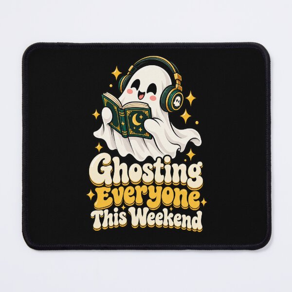 Item preview, Cute Ghost Reading Book Funny Halloween Introvert designed and sold by Ridaelb.