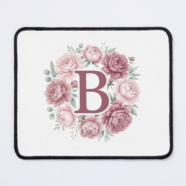 Item preview,  Letter B Pink Peony Floral Monogram designed and sold by ITCHAWAWAA.