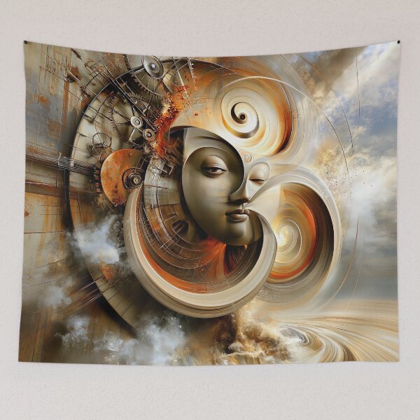 Item preview, Eternal Echoes of the Mechanical Om designed and sold by bloorose.