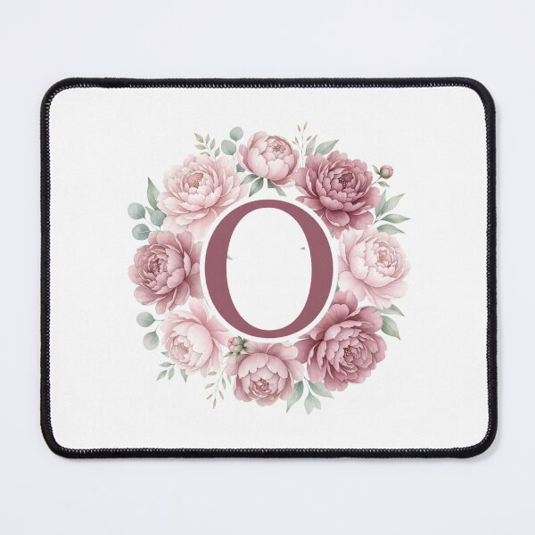 Item preview, Letter O Pink Peony Floral Monogram designed and sold by ITCHAWAWAA.