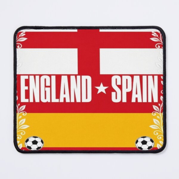 Item preview, England Spain minimalist football match poster designed and sold by Nexus Space.