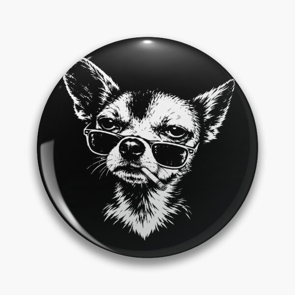 Artikelvorschau, Lustiges Chihuahua-Meme: Hund raucht Zigarette entworfen und verkauft von Kladhadredo.