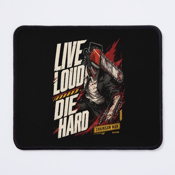 Item preview, Chainsaw Devil Live Loud Die Hard Graphic designed and sold by sidki-SDK.