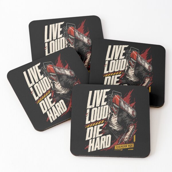 Item preview, Chainsaw Devil Live Loud Die Hard Graphic designed and sold by sidki-SDK.