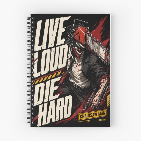 Item preview, Chainsaw Devil Live Loud Die Hard Graphic designed and sold by sidki-SDK.