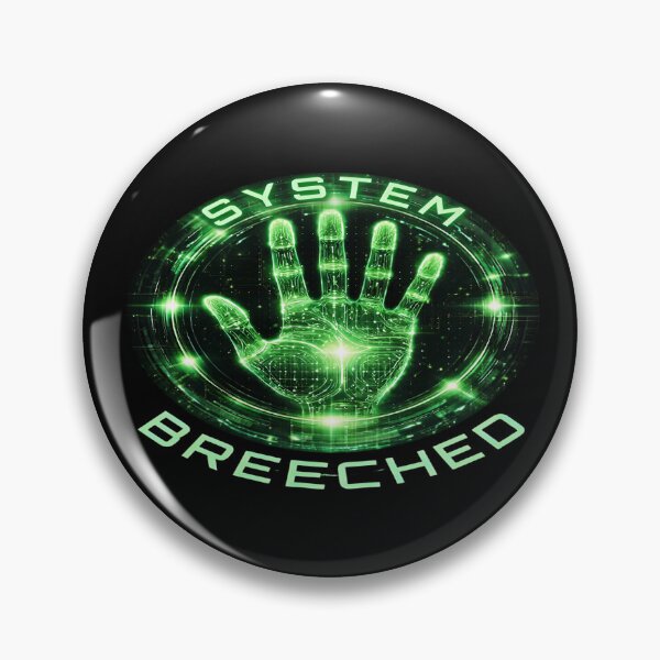 Item preview, Cyberpunk Hacker - SYSTEM BREECHED Neon Green Hand designed and sold by Dakson Design - Fantasy Art.