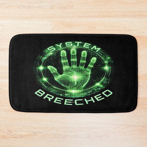 Item preview, Cyberpunk Hacker - SYSTEM BREECHED Neon Green Hand designed and sold by Dakson Design - Fantasy Art.