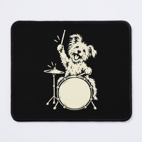 Item preview, Cute Maltese Playing Drums Funny Music Dog designed and sold by Kladhadredo.