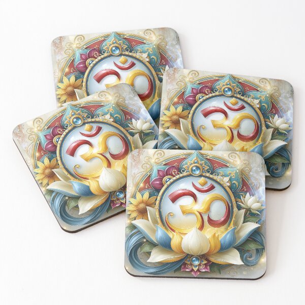 Item preview, Radiance of the Sacred Om Mandala designed and sold by bloorose.
