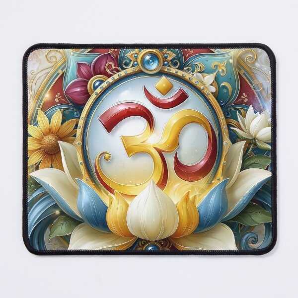 Item preview, Radiance of the Sacred Om Mandala designed and sold by bloorose.