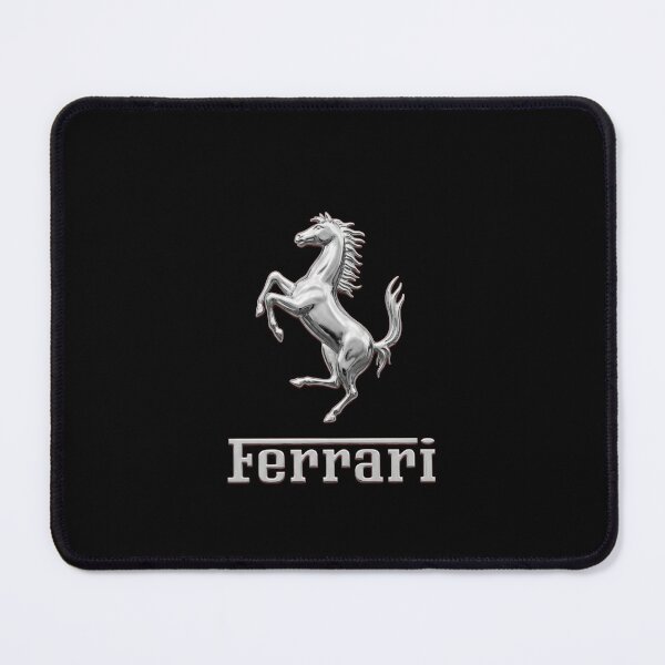 Item preview, Silver Hd Ferrari Racing Logo | Italian Sports Car Automotive Design designed and sold by Wearecarlovers-.