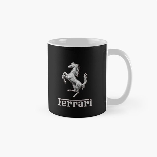 Item preview, Silver Hd Ferrari Racing Logo | Italian Sports Car Automotive Design designed and sold by Wearecarlovers-.