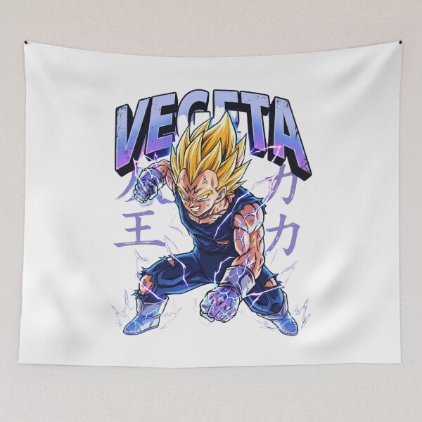 Item preview, Majin Vegeta Super Saiyan Power Anime Artwork designed and sold by FreakToons.