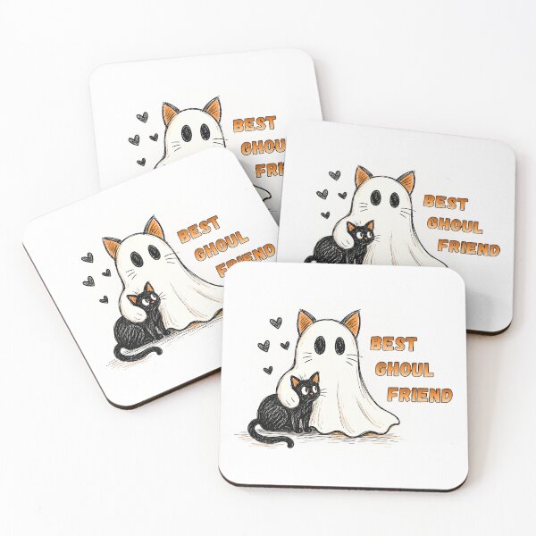 Item preview, Best Ghoul Friend - Cute Black Cat designed and sold by TherezaDesign.
